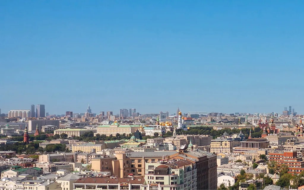 Вид на город - квартира возле Москвы-реки